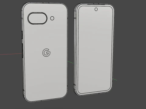 Google Pixel 9a 3D Model