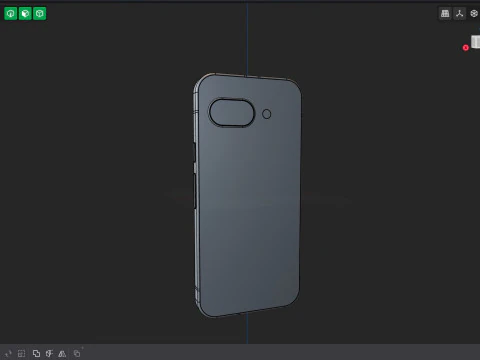 Google Pixel 9a 3D Model