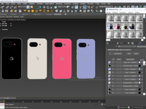 Google Pixel 9a 3D Модель