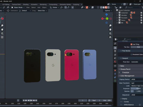Google Pixel 9a 3D Model