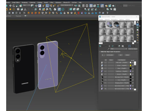 Samsung Galaxy S25 Edge 3D Model