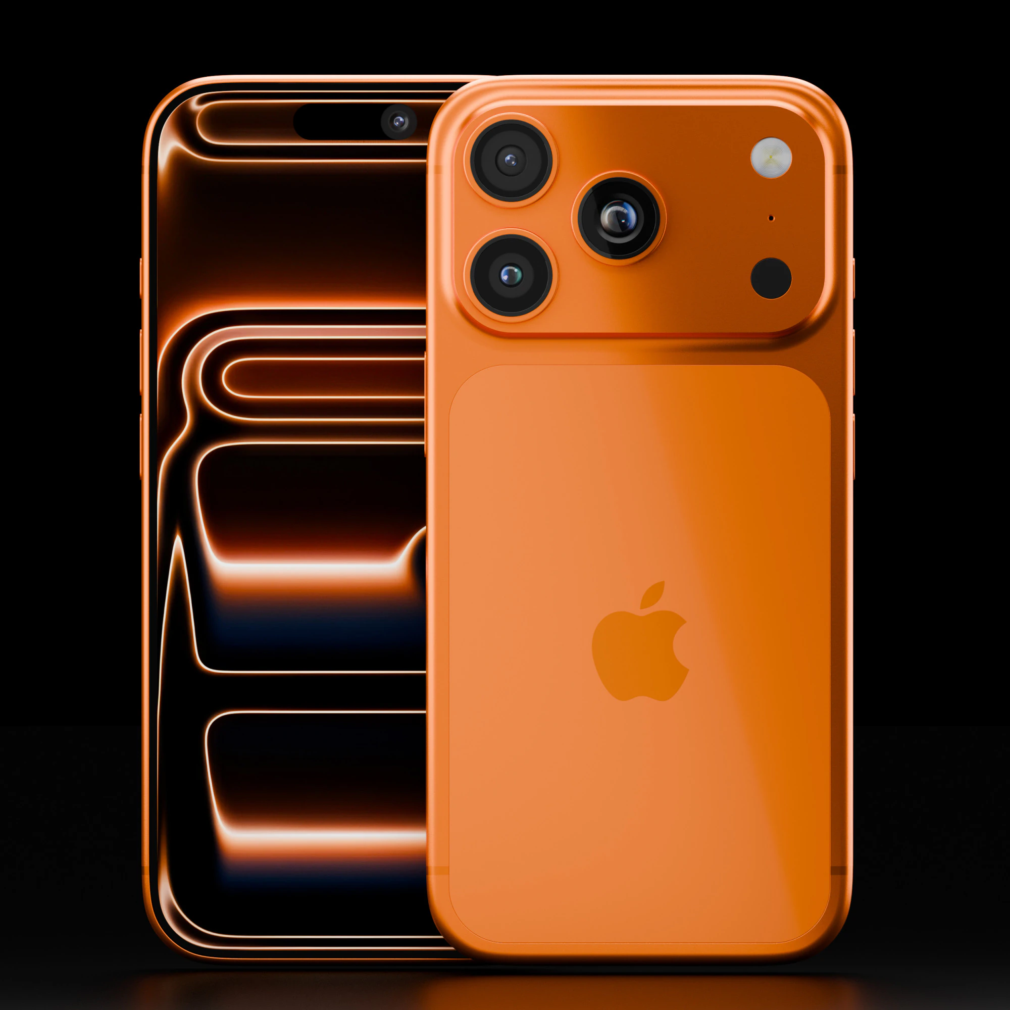 IPhone 17 Pro and Case 3D Model .c4d .max .obj .3ds .fbx .stl .blend 