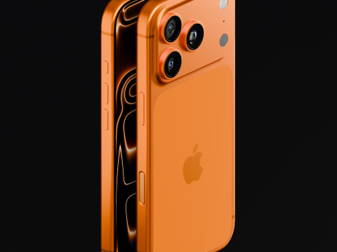 IPhone 17 Pro and Case 3D Model