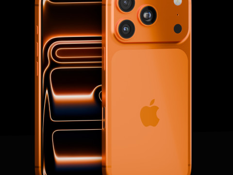 IPhone 17 Pro and Case 3D Model