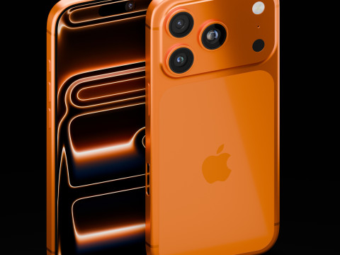 IPhone 17 Pro and Case 3D Model