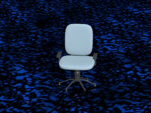 krzesło biurowe Model 3D