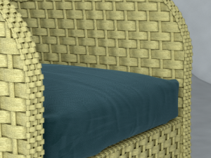 rattan chair 3D Model