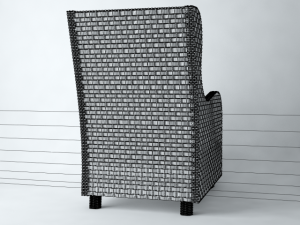 rattan chair 3D Model