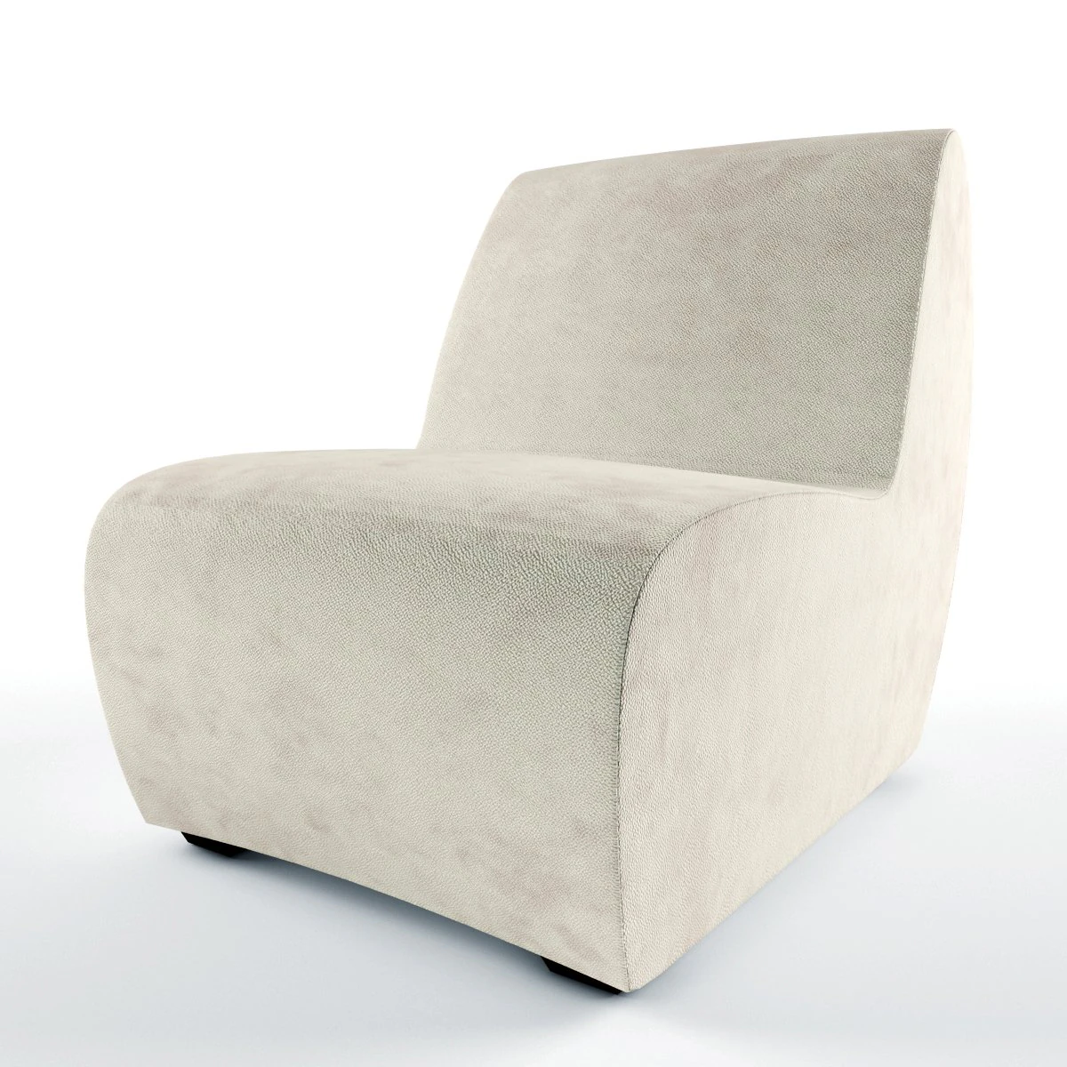 solid modern chair cattelan 3D Model .c4d .max .obj .3ds .fbx .stl .blend 
