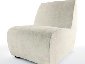 solid modern chair cattelan Modelo 3D