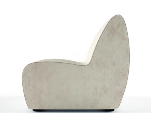 solid modern chair cattelan Modelo 3D
