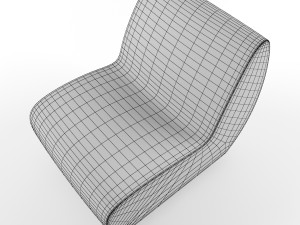 solid modern chair cattelan Modelo 3D