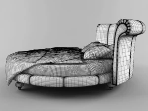 bed kent letto 3D Model
