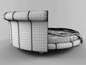 bed kent letto 3D Model