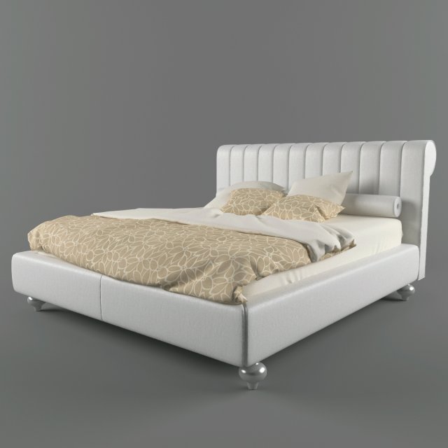 bed kent 3D 模型 .c4d .max .obj .3ds .fbx .stl .blend 