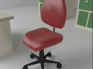 simple office set 3D Model