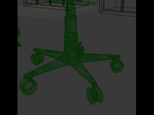 simple office set 3D Модель