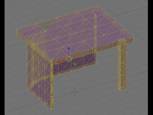 work desk 3D 모델