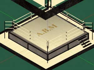 boxingwrestling ring 3D 模型