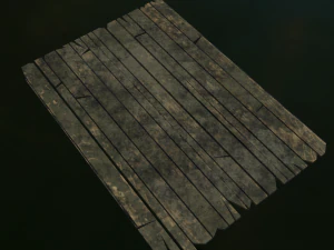 木の床 3Dモデル