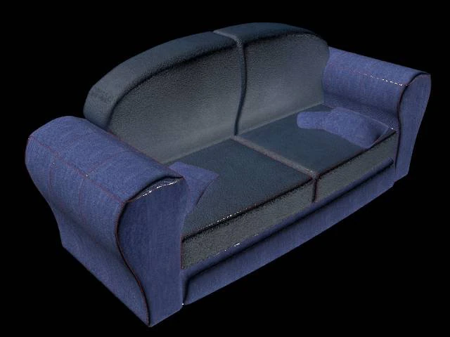 sofa 3D Model .c4d .max .obj .3ds .fbx .stl .blend 