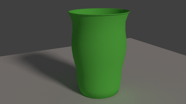 green cup 3D Model .c4d .max .obj .3ds .fbx .stl .blend 