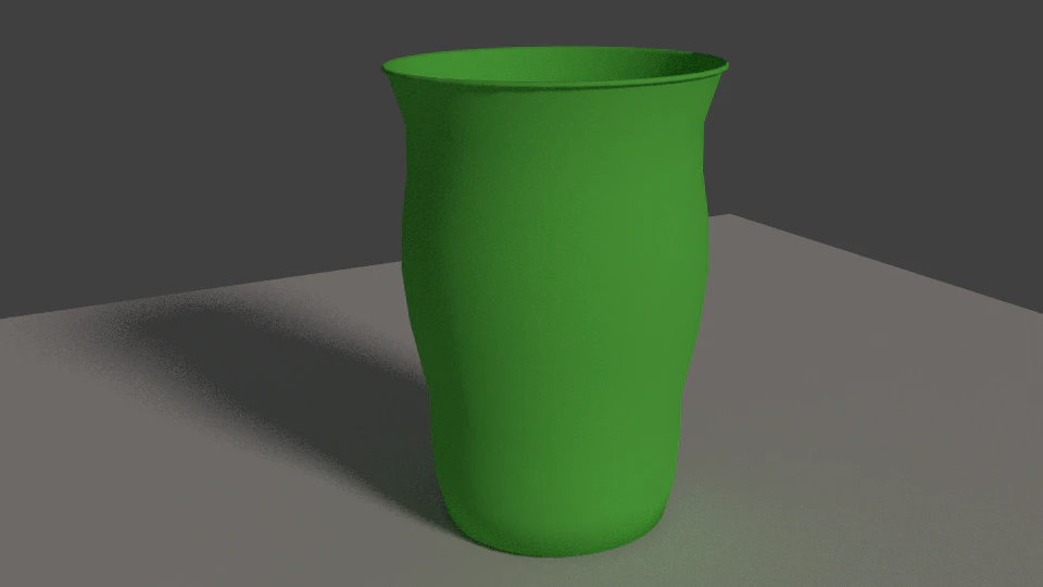 green cup 3D Model .c4d .max .obj .3ds .fbx .stl .blend 
