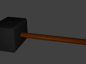 cartoon war hammer 3D मॉडल