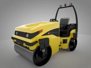 rolo compactador Modelo 3D