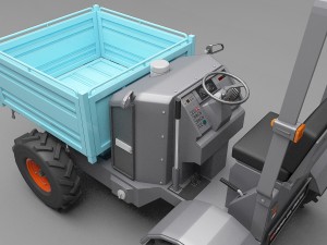mini dump truck Modèle 3D