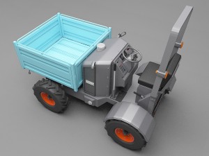 mini dump truck Modèle 3D