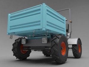mini dump truck Modèle 3D