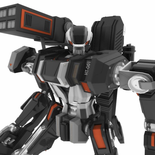 robotht-001 heavy mode 3D मॉडल .c4d .max .obj .3ds .fbx .stl .blend 