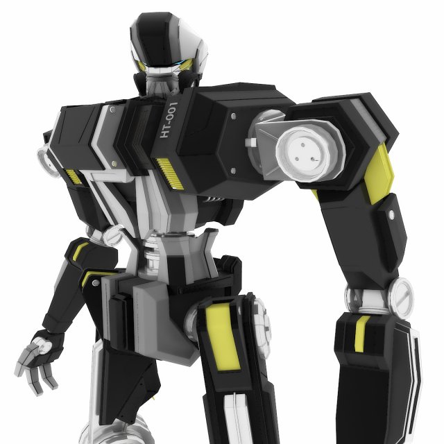 robotht-001 3D Model .c4d .max .obj .3ds .fbx .stl .blend 