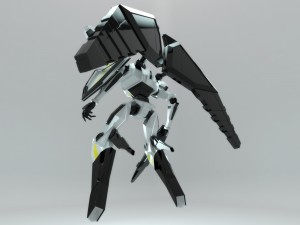 robot mtdwhite eagle002 3Dモデル
