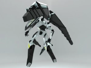 robot mtdwhite eagle002 3D Model