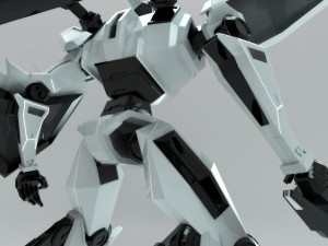 robot mtdwhite eagle002 3Dモデル