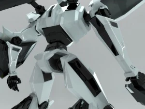 robot mtdwhite eagle002 3D Model