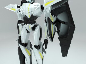 robot mtdwhite eagle002 3Dモデル