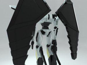 robot mtdwhite eagle002 3Dモデル