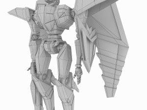 robot mtdwhite eagle002 3Dモデル
