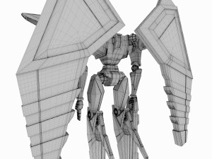 robot mtdwhite eagle002 3Dモデル