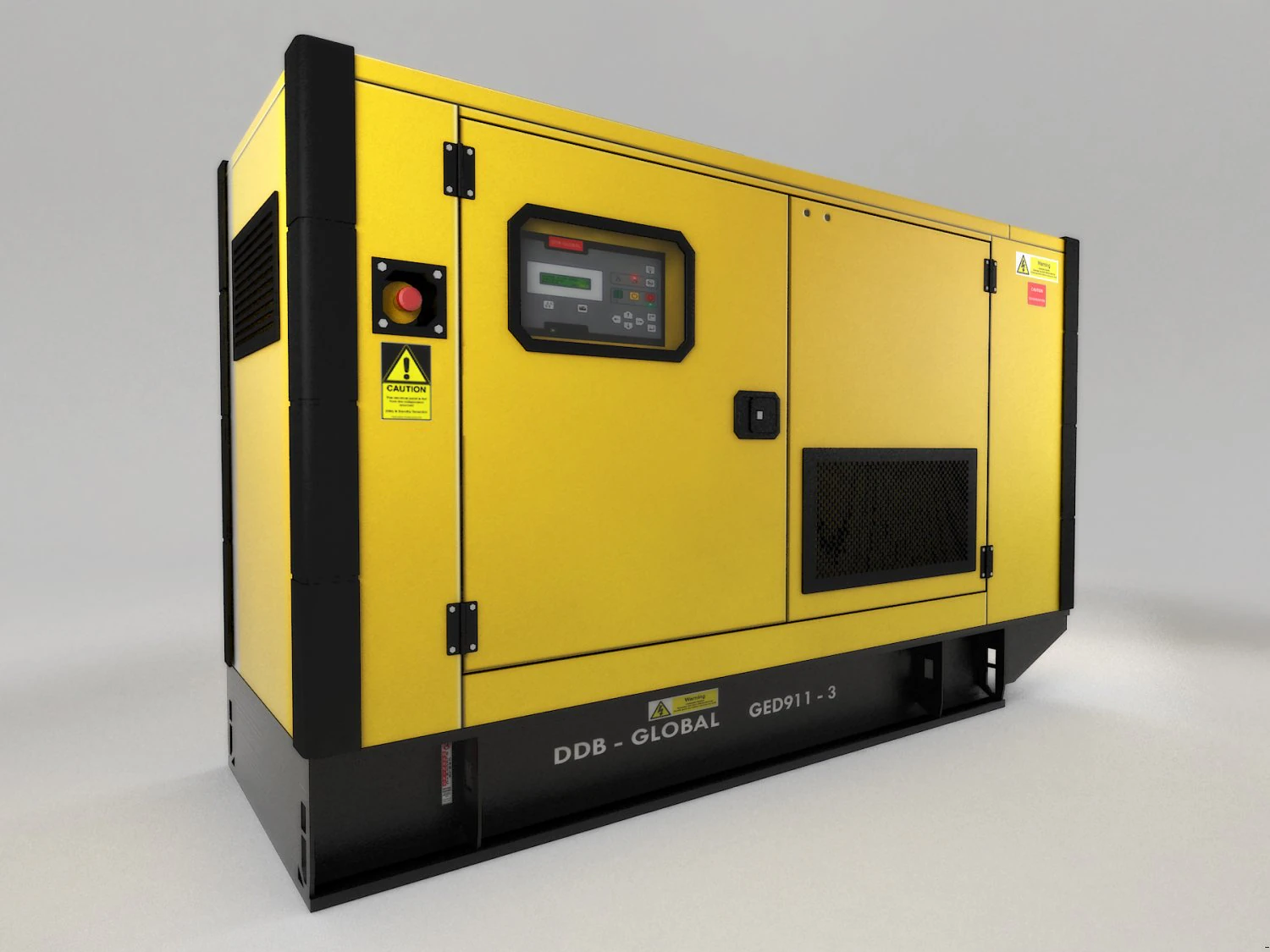 power generator 3D Model .c4d .max .obj .3ds .fbx .stl .blend 