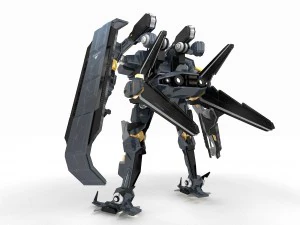 robot c-hy-001 char 3D Model