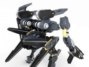 robot c-hy-001 char 3D Model