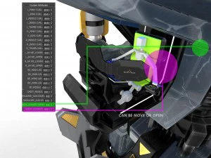 robot c-hy-001 char 3D Model