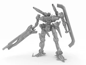 robot c-hy-001 char 3D Model