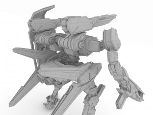 robot c-hy-001 char 3D Model