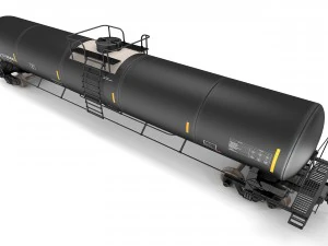 modern tank car 3D Model