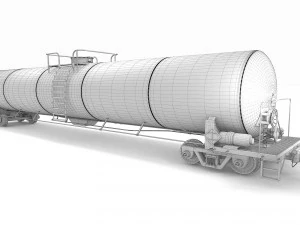 modern tank car 3D Model